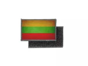 Flaggenaufnäher bedruckt Abzeichen Land Vintage Litauen - Bild 1 von 1