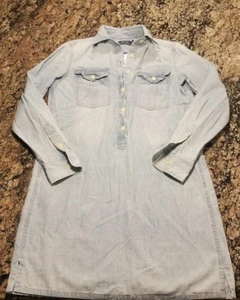 POLO RALPH LAUREN DAMEN JEANS TUNIKA XS SHIRT UNVERBINDLICHE UVP $ 129,99 - Bild 1 von 4