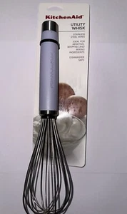 KITCHEN-AID UTILITY WHISK STURDY STAINLESS STEEL WIRES NEW,MIXING,LAVENDER COLOR - Picture 1 of 6