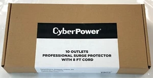 CyberPower CSP1008T Parasurtenseur Professionnel 10 Prises avec Cordon 8 FT - Photo 1/3