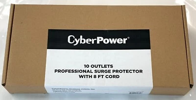 CyberPower CSP1008T 10-Outlet Professional Surge Protector with 8 FT Cord - Image 1 of 3