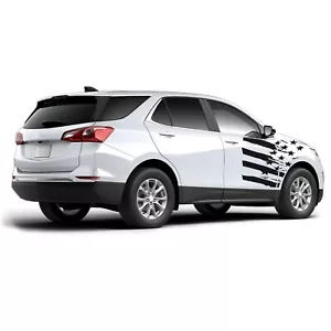 Door US flag graphics stickers decal compatible with Chevrolet Equinox - Picture 1 of 15