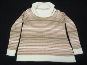 Calvin Klein Woman's Cowl Neck Sweater Medium Pre-Owned - Picture 1 of 8