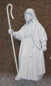 Belén Avon Coleccionables EL PASTOR Porcelana Blanca Bisque Estatuilla b29 - Imagen 1 de 6