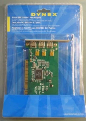  DYNEX 3 Port IEEE 1394 PCI Host Adapter (B8) - Image 1 of 2