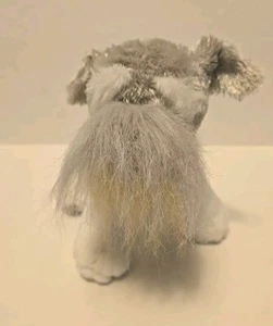 Ganz Webkinz 8” Dog Schnauzer HM159 Grey Plush Stuffed Animal No Code Stuffy Toy - Picture 1 of 8
