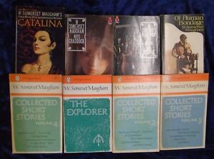 8 INTRIGUING NOVELS by W. SOMERSET MAUGHAM  ** £3.25 UK POST ** PAPERBACKS