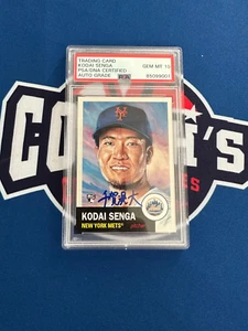 Kodai Senga KANJI Autographed 2023 Topps Living Set Rookie Card Gem Mint 10 Auto - Picture 1 of 1