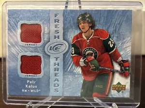 07-08 UD Upper Deck Ice Fresh Threads  Petr Kalus  Dual Jerseys - Picture 1 of 3
