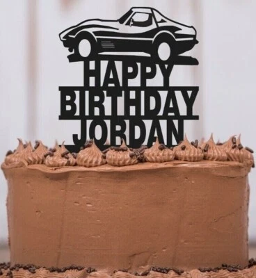 Miata 汽车蛋糕装饰,蛋糕装饰,男孩甜 16,派对装饰,Miata,LT1436 — 第 1/3 张图片