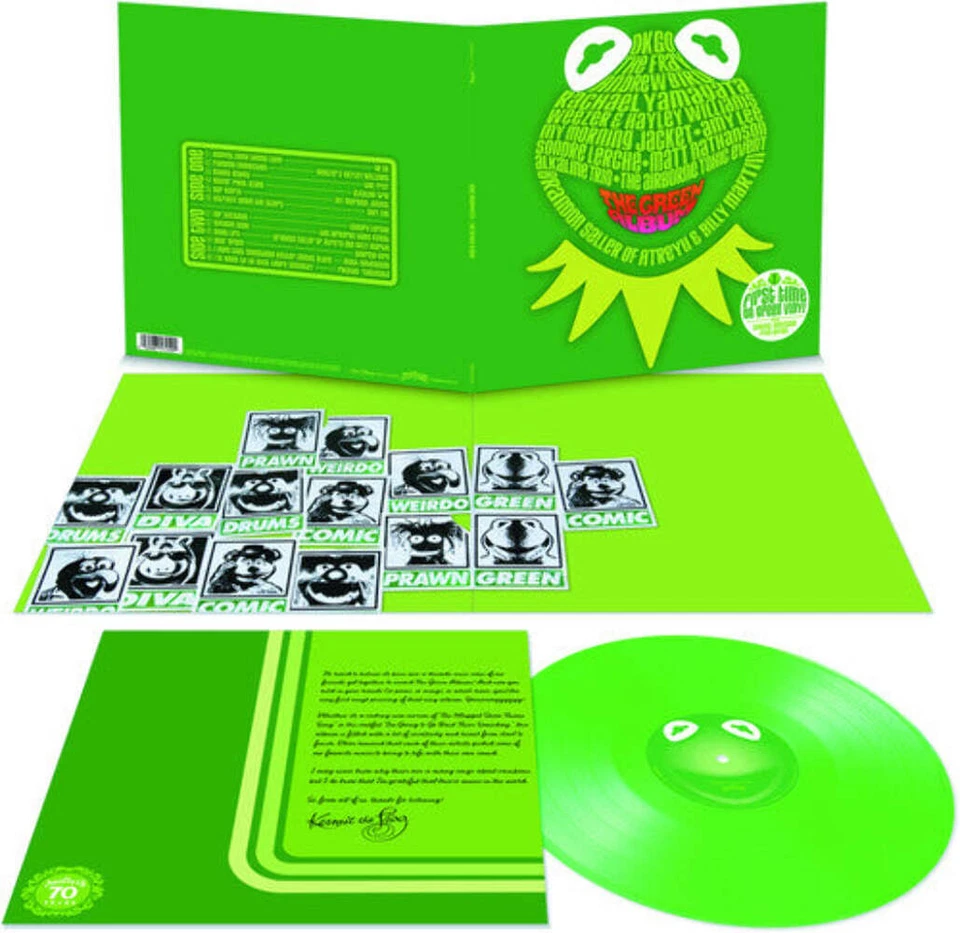 Muppets: The Green Album LP NEW - Image 1 of 1