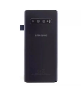For Samsung Galaxy S10 Plus Replacement Rear Battery Cover & Adhesive Black UK - Picture 1 of 1
