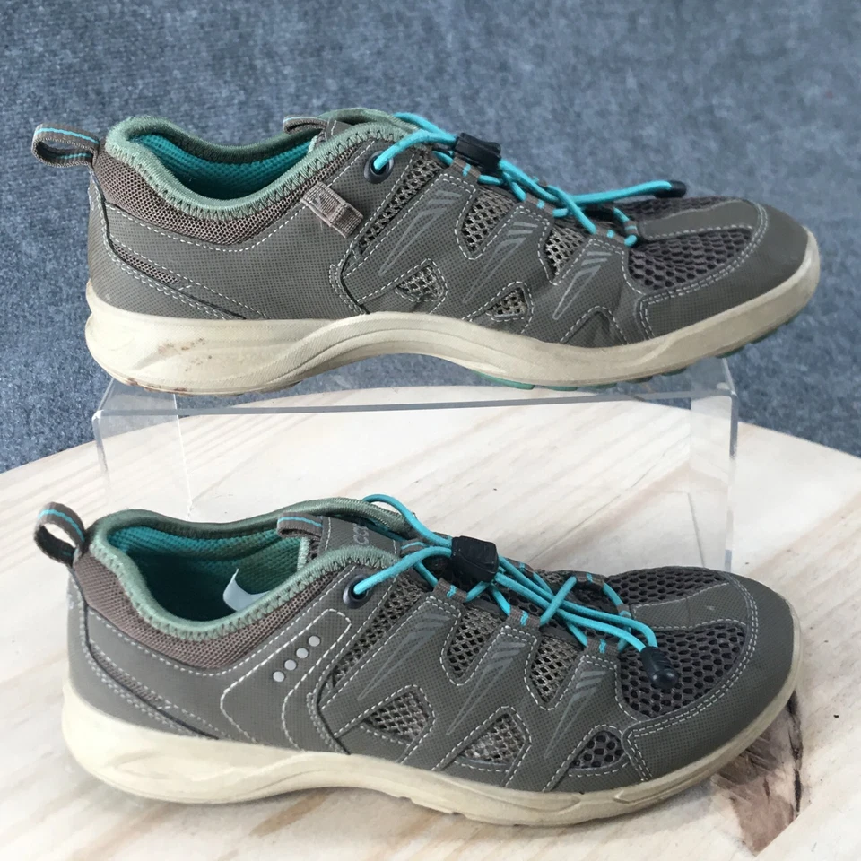 Ecco Schuhe Damen 36 Terra Cruise Running Sneaker beige Mesh Schnürung bequem - Bild 1 von 4