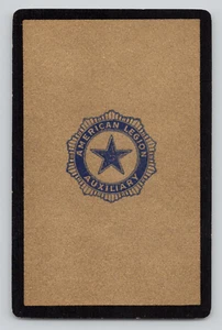 Swap Card Gold American Legion Auxiliary Nine of Hearts Playing Card - Picture 1 of 2