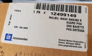 NEW-GM 12499149 -Malibu Maxx GMX380 R - Rear Splash Guards - Pair - NEW IN BOX - Picture 1 of 1
