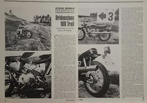 1968 Bridgestone 100 Trail 2pg Motorrad Testartikel - Bild 1 von 1