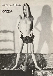 NIKI DE SAINT PHALLE Photograph - French Sculptor & Artist - Preprint - Picture 1 of 1