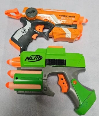 Nerf Crossfire Blaster + N-strike Firestrike Elite + 8 dardos - Imagen 1 de 4