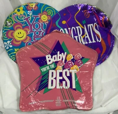 (18) FELICITACIONES GLOBOS MYLAR - LA MEJOR DE LAS SUERTES, YOU GO GIRL, FELICIDADES Foto 1 de 4