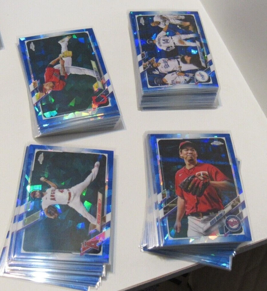 2021 Topps Chrome Sapphire MLB Baseball BASE You Pick - Complete Your Set - Image 1 of 1