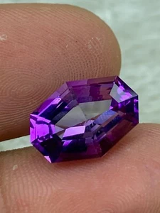 5.1ct Amethyst, Precision Cut Amethyst, Top Quality Amethyst, Amethyst Jewelry - Picture 1 of 8