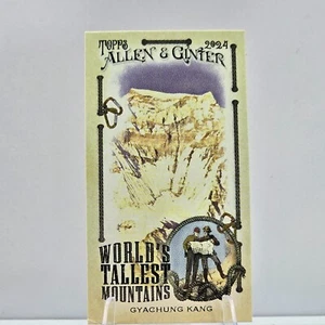 2024 Allen & Ginter Worlds Tallest Mountains Insert PYC - Picture 1 of 15