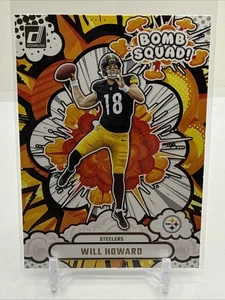 2025 Donruss Bomb Squad #WHD Will Howard Rookie RC A - Bild 1 von 2