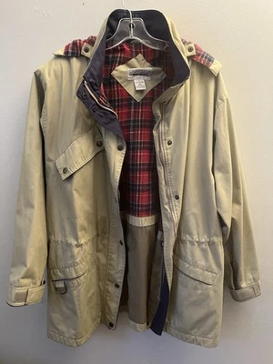Abrigo Cabin Creek Mujer Tareas Vintage Tartán Cuadros Talla Grande X Extra Grande 14 Foto 1 de 4