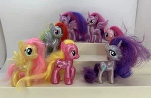 MLP G4 Lot Pearlized My Little Pony Brushable 3" Cherry Berry Rarity Twilight - Picture 1 of 24