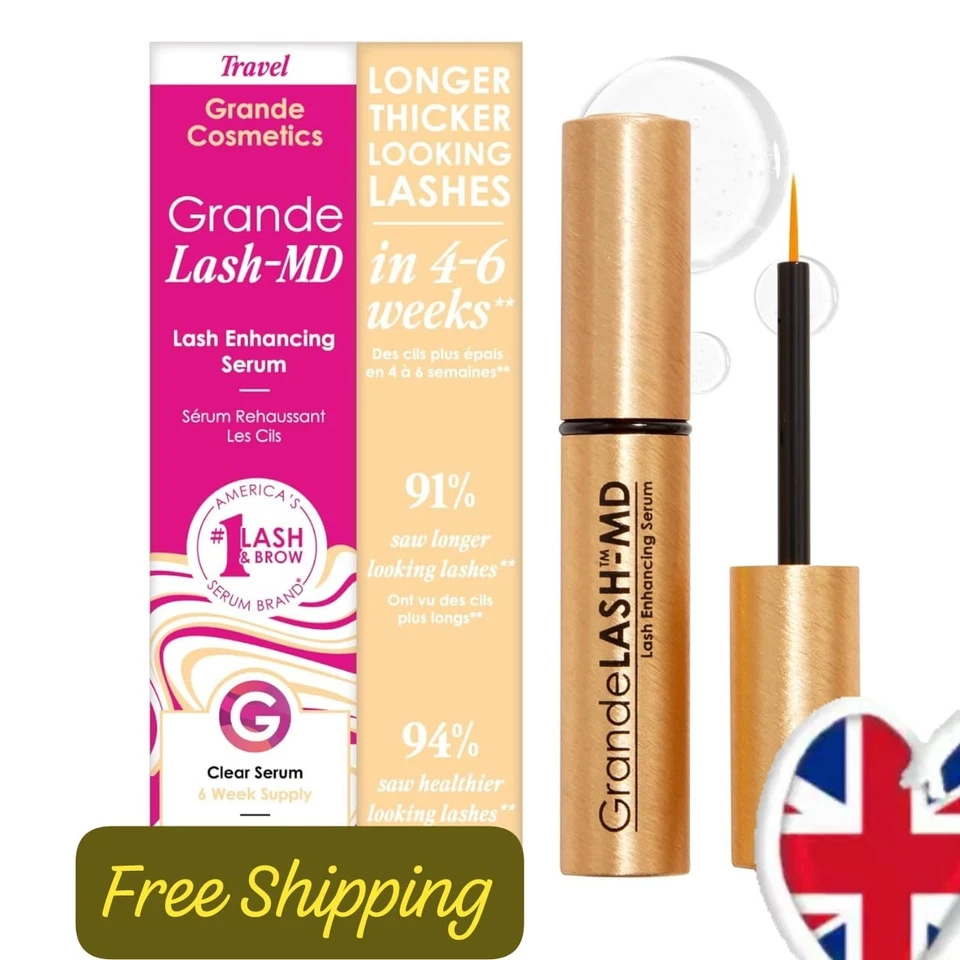 New Packing GrandeLASH-MD Grande Lash Eyelash Enhancing Conditioning Serum 4ml