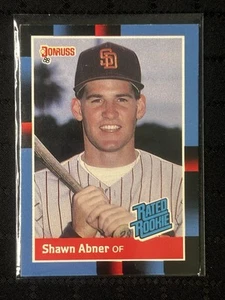 1988 Donruss - Rated Rookie #33 Shawn Abner Chicago Cubs Baseball Card - Picture 1 of 2
