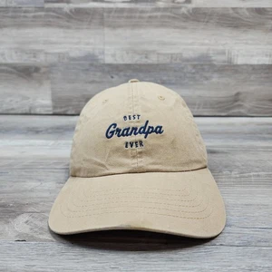 Best Grandpa Ever Fathers Day Gift Hat Cap Adult Mens Adjustable Strapback - Picture 1 of 6