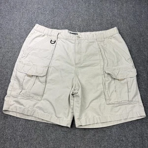 Columbia Shorts Mens Extra Large Grey Cargo Flap Pockets Nine Inch Inseam - Picture 1 of 19