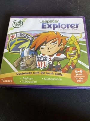 LeapFrog LeapPad Explorer Learn: NFL - Rush Zone - NEW - Image 1 of 2