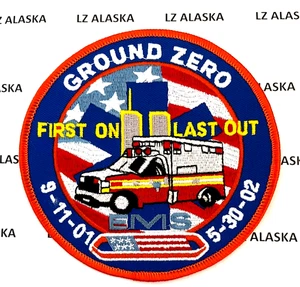 PARCHE DE SERVICIOS MÉDICOS DE EMERGENCIA ZONA CERO 9-11-01 WTC EMS EMT NUEVA YORK (EMS2) - Imagen 1 de 3