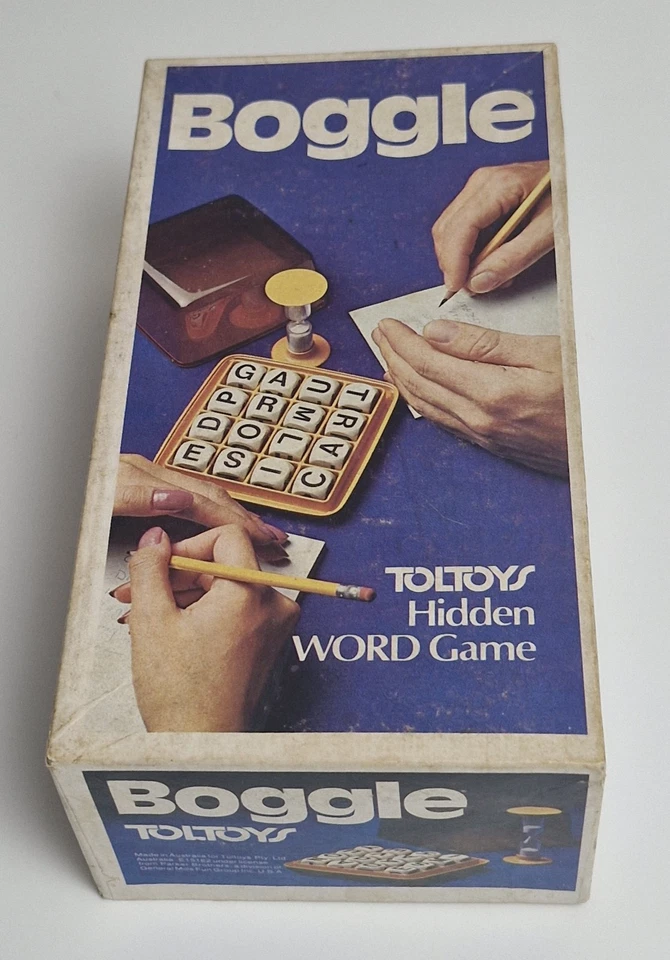Parker Brothers BOGGLE Complete Word Finding Game 1977 Letters Still In Plastic - image 1 of 4