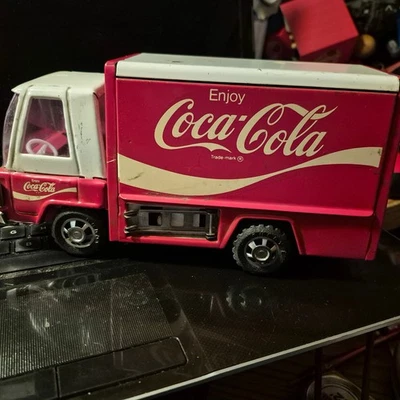Camión de reparto/carretilla/soda Buddy L "Enjoy Coca-Cola" vintage años 70 Japón Foto 1 de 4