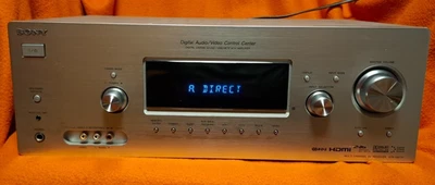 Sony STR-DG710 HDMI 6.1 Heimkino AV Receiver silber defekt Bastler - Bild 1 von 4