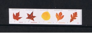 #5971-5975 MNH S/A strip of 5 Leaves Free S/H - Picture 1 of 1