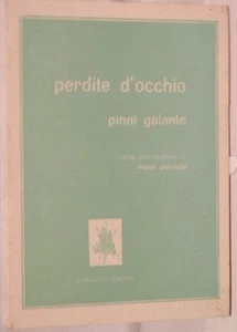 PERDITE D OCCHIO Pinni Galante Nota introduttiva di Mario Perniola Ripostes di e - Picture 1 of 1