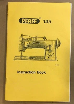 Pfaff 145 Industrial Sewing Machine Instruction Manual - Digitally Remastered! - Image 1 of 2