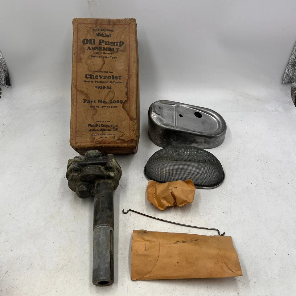 Chevrolet Master & Truck NORS 1933 1934 bomba de aceite #604508 hecho en EE. UU. Foto 1 de 4