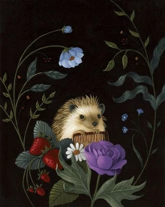 A Dashing Fellow Art Print by Gina Matarazzo 9 x 12 in. Paper New Unframed - Picture 1 of 1