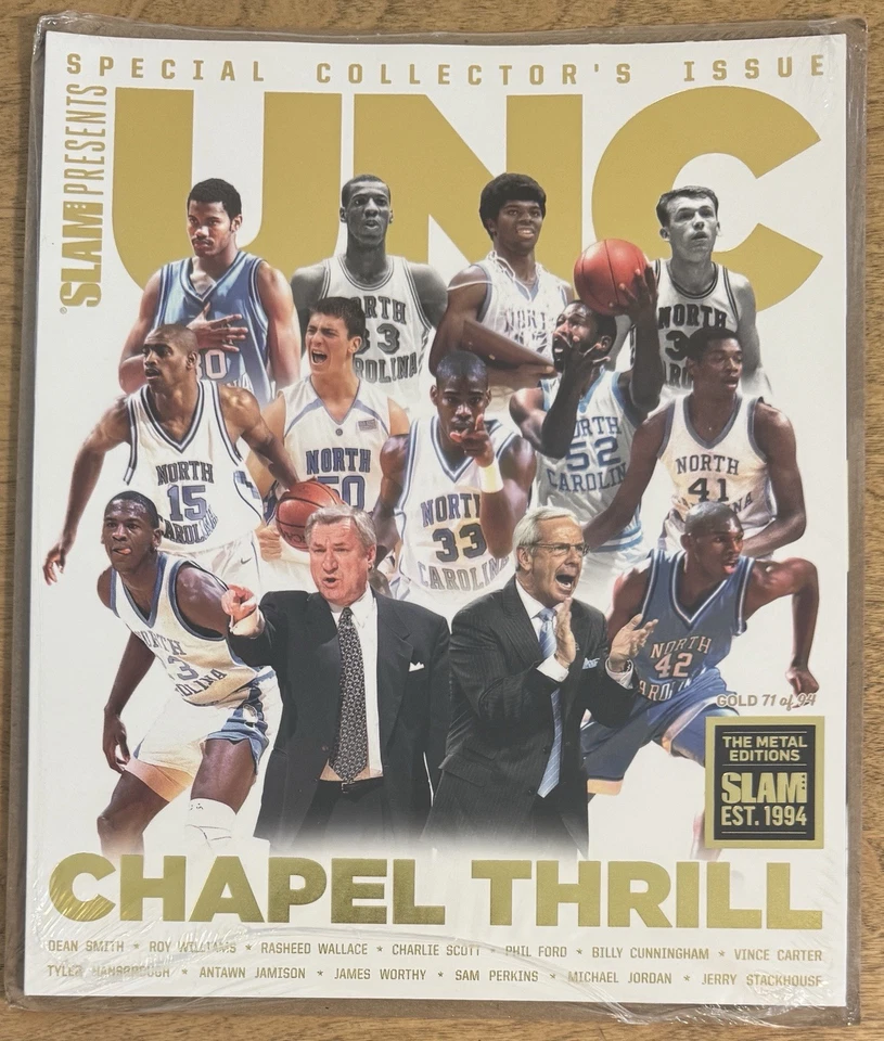 GOLD METAL SLAM North Carolina UNC Chapel Thrill - Michael Jordan /94 - Sealed - Image 1 of 1