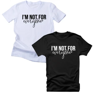 Camiseta I’m Not For Everyone | Camiseta introvertida divertida | Regalo para almas tranquilas - Imagen 1 de 7