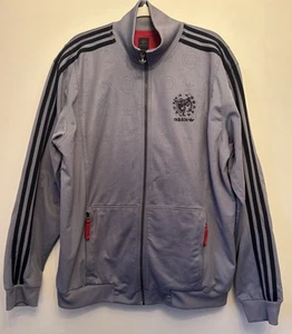 Adidas Kareem Abdul-Jabbar #33 Track Jacket L/XL Gray Game Of Death Martial Arts - Picture 1 of 14