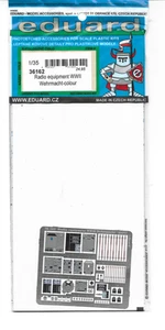 Eduard Fotoätzung WWII German Radio Equipment, farbige Details in 1/35 36 162 - Bild 1 von 2