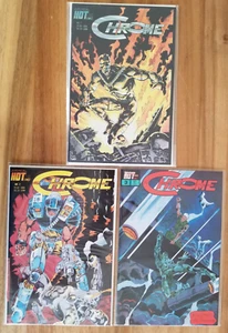 Chrome (Lot #1,2,3) - Hot Comic 1986 (VF+/NM-) - Picture 1 of 1