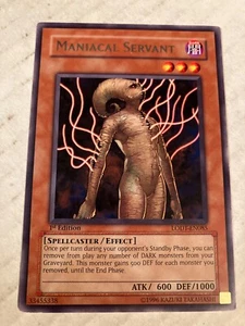Maniacal servant 1st edition rare yu-gi-oh gaming cards cscan - Picture 1 of 2