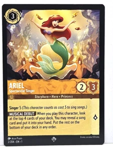 Disney Lorcana Ariel Spectacular Singer NM/M 2/204 The 1st Chapter - Picture 1 of 2